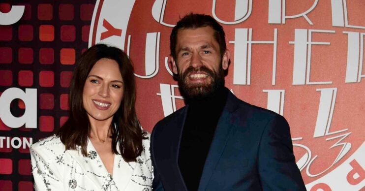 Kelvin Fletcher and wife Liz at an event