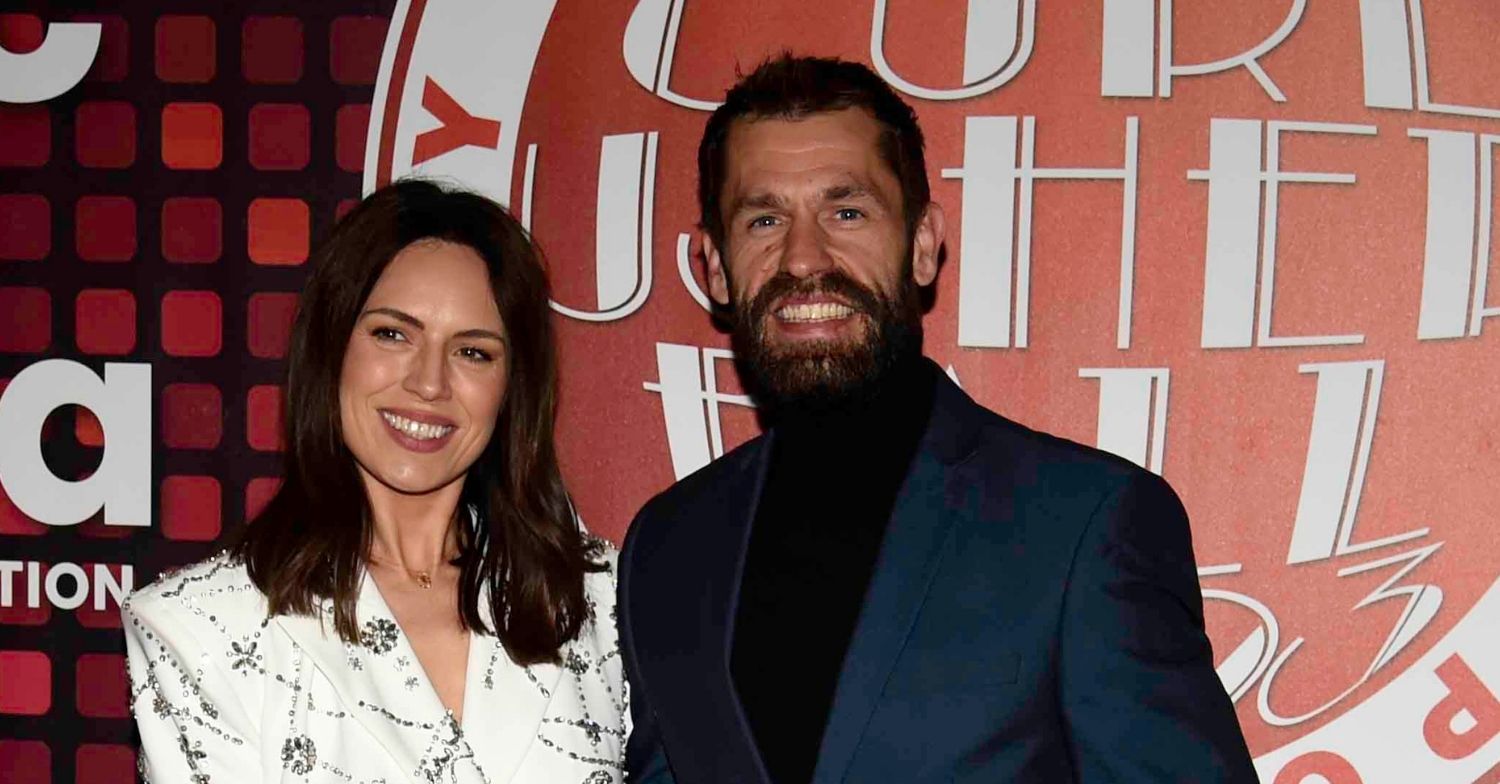 Kelvin Fletcher and wife Liz at an event