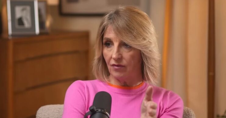 ED pic: Kaye Adams on podcast