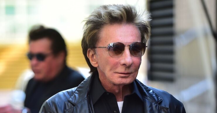 Barry Manilow with sunglasses on
