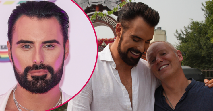 Rylan Clark with Rob Rinder