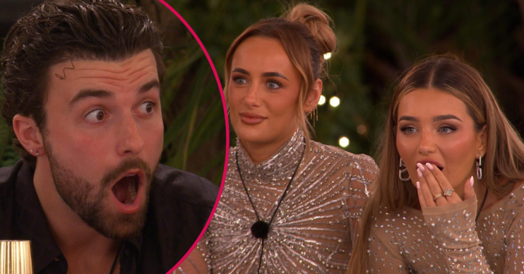 Love Island All Stars cast looking shocked