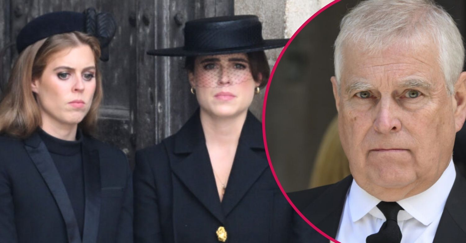 Princess Beatrice, Princess Eugenie, Andrew Mountbatten-Windsor