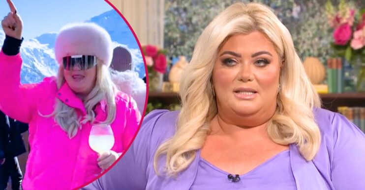 Gemma Collins ski pull out