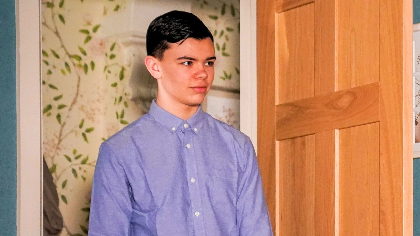 Will Mitchell looking nervous