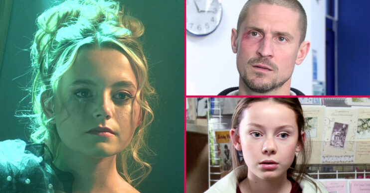 Coronation Street's Betsy, Carl, Lily