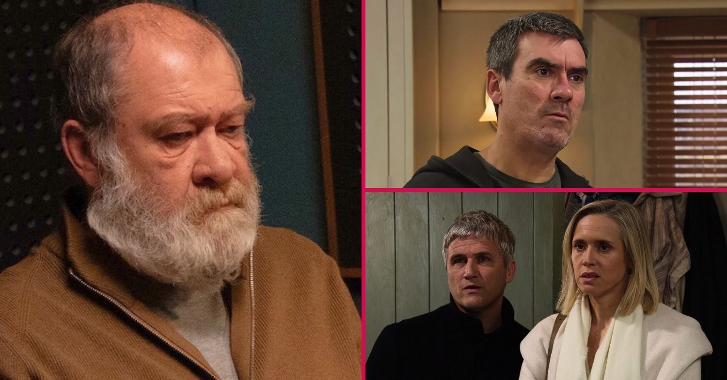 Bear, Cain, Caleb and Ruby in Emmerdale (Credit: ITV/Comp ED!)