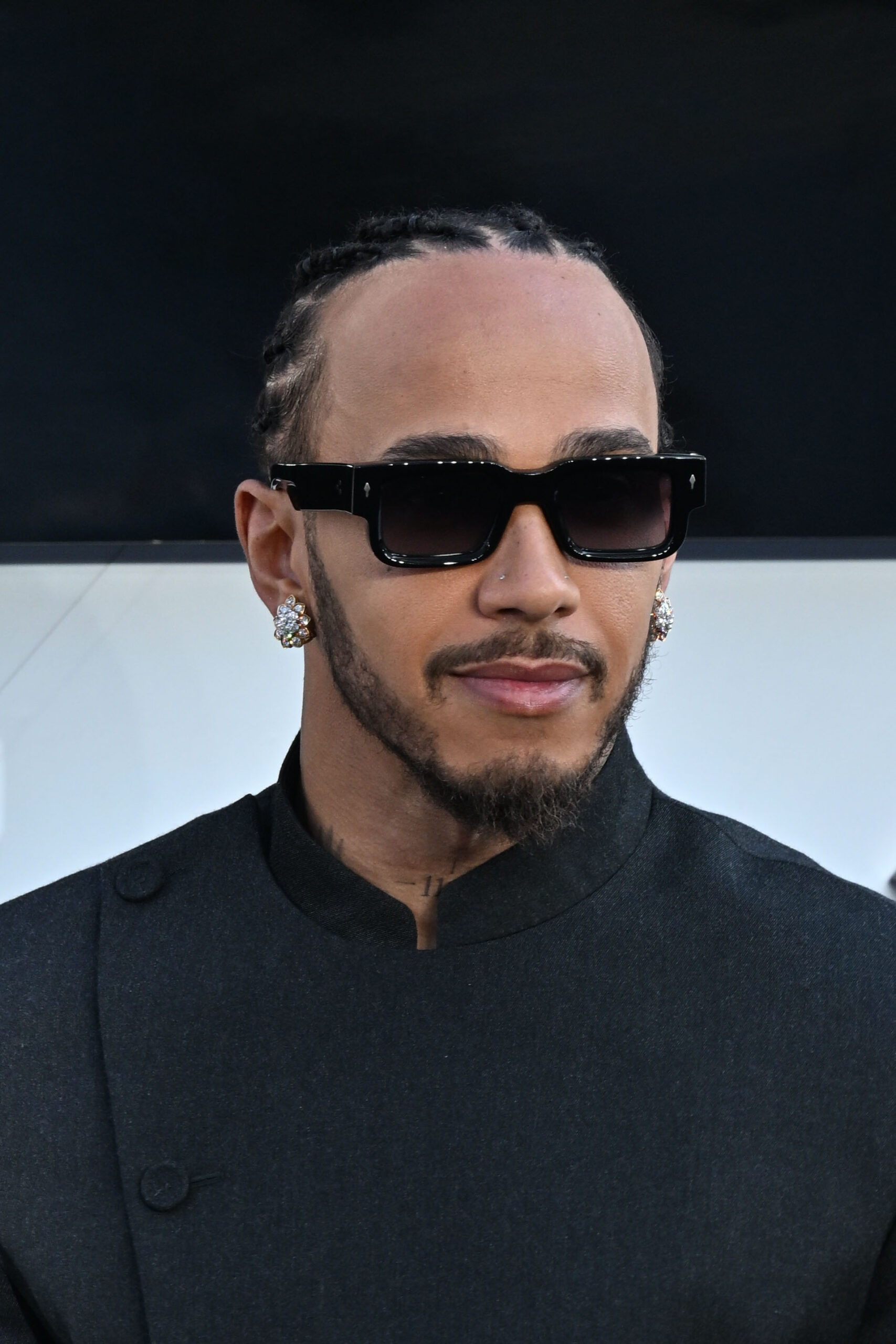 Lewis Hamilton in sunglasses 
