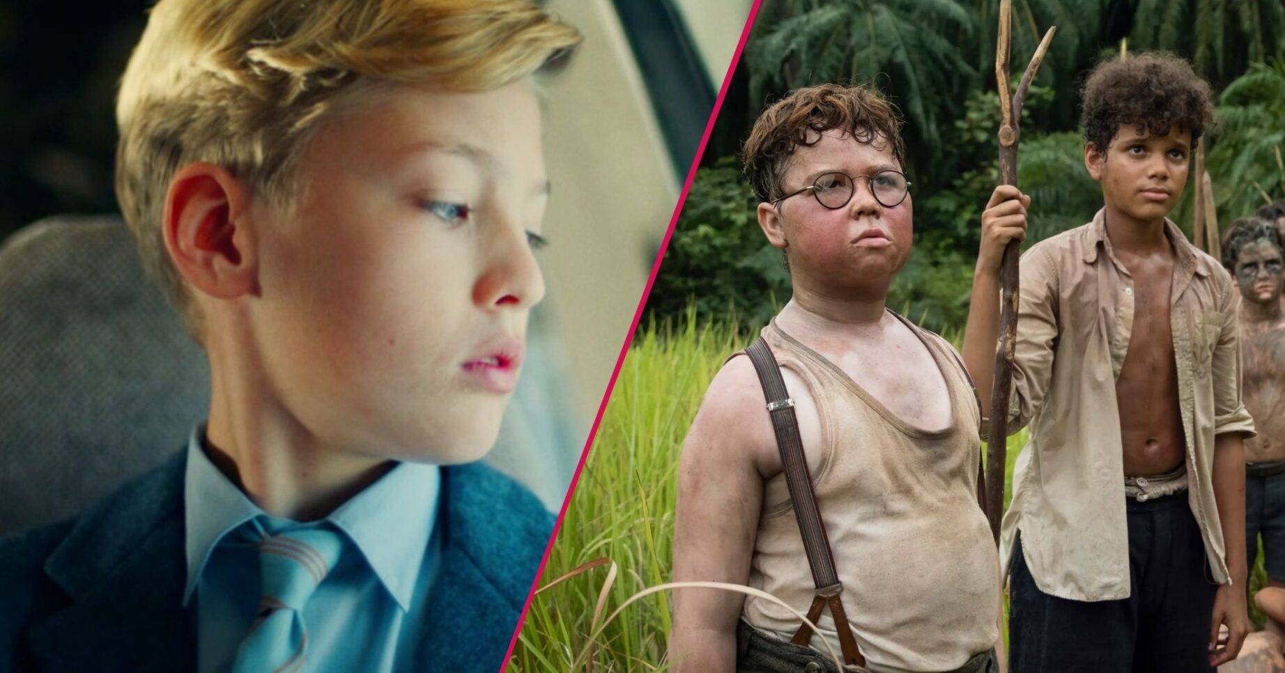 Jack, Piggy, and Ralph in Lord of the Flies