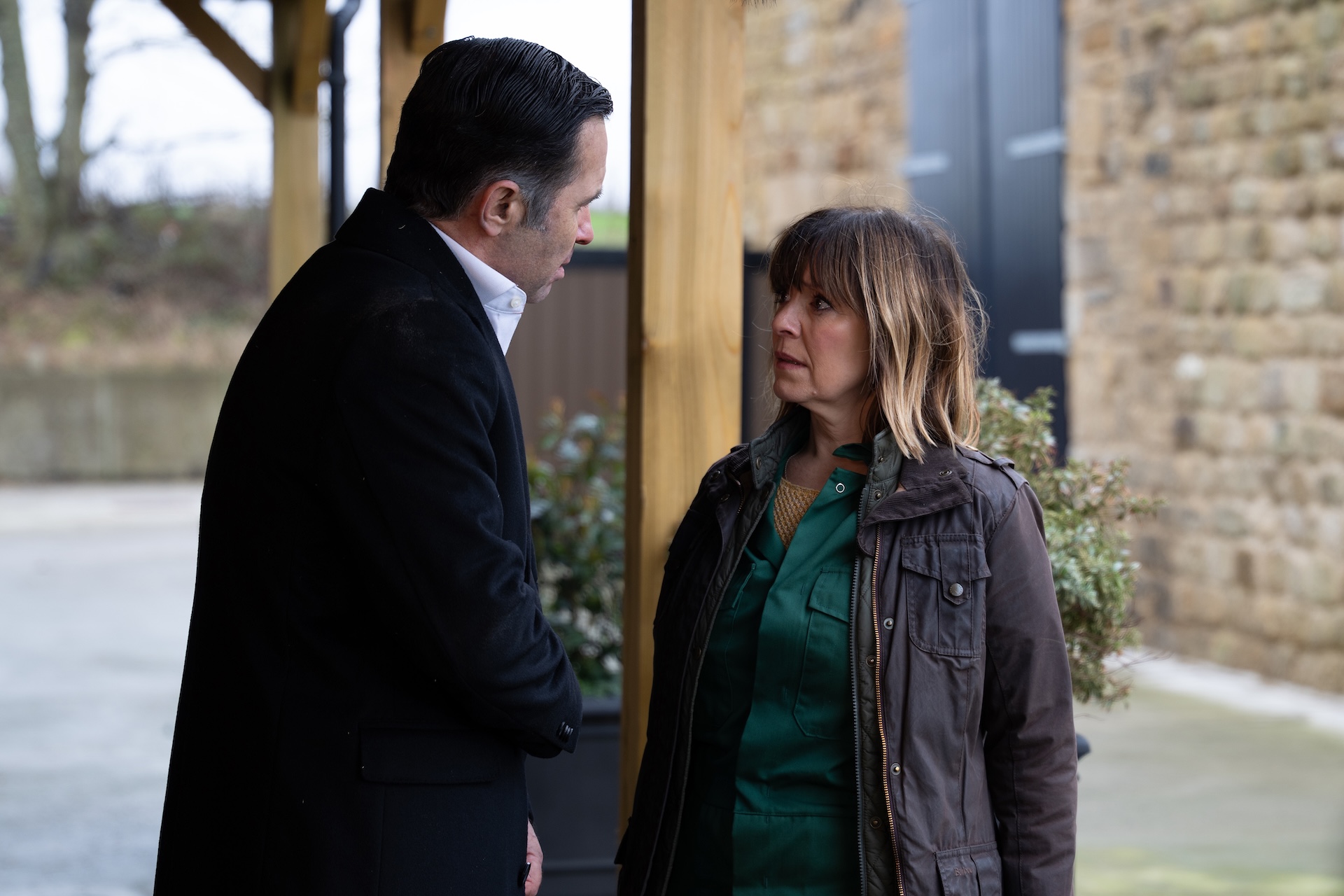 Graham looks longingly at Rhona in Emmerdale spoilers