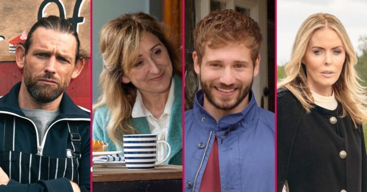 Kev, Laurel, Jamie and Sadie in Emmerdale (Credit: ITV)