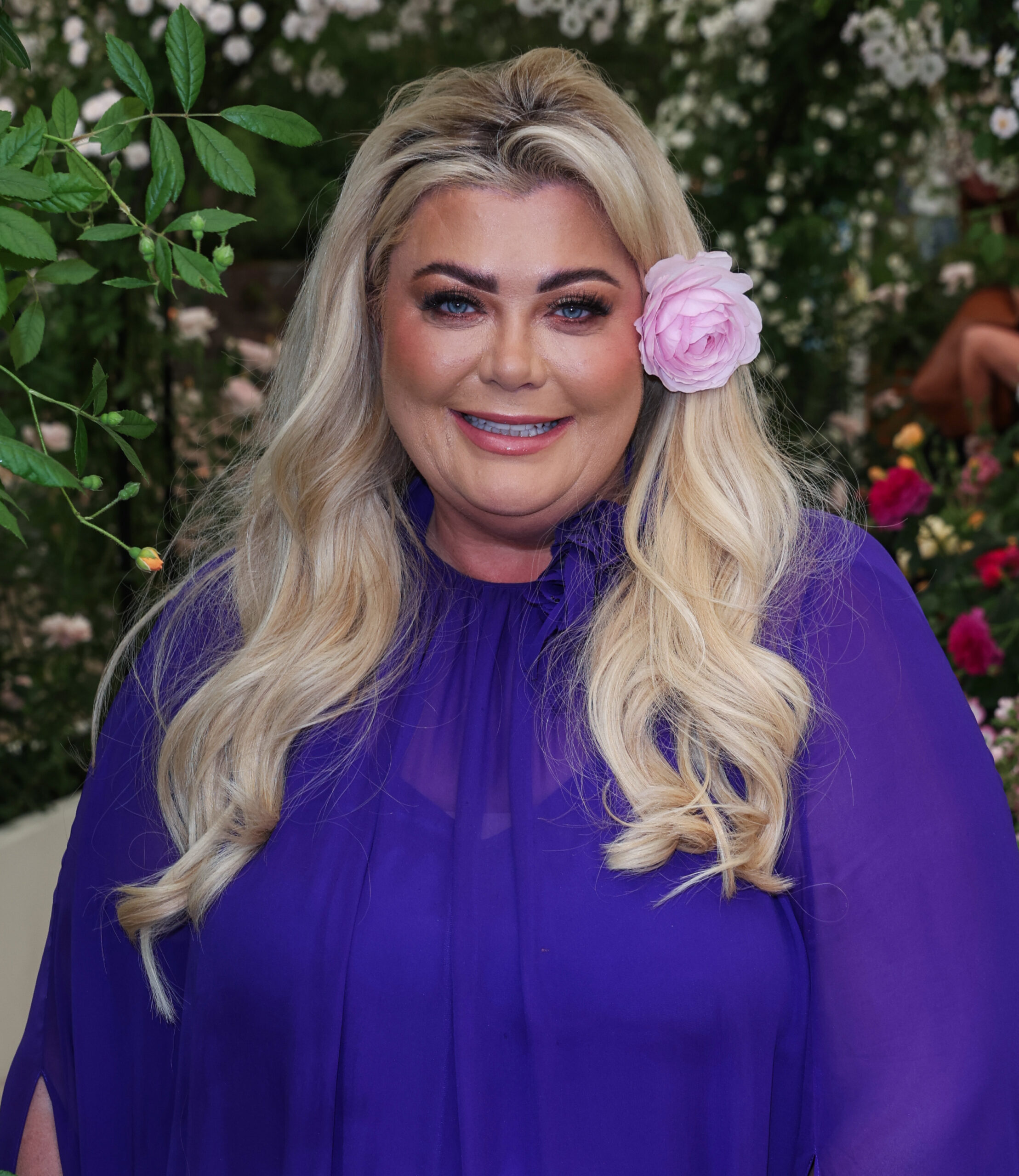 Gemma Collins with longer hair