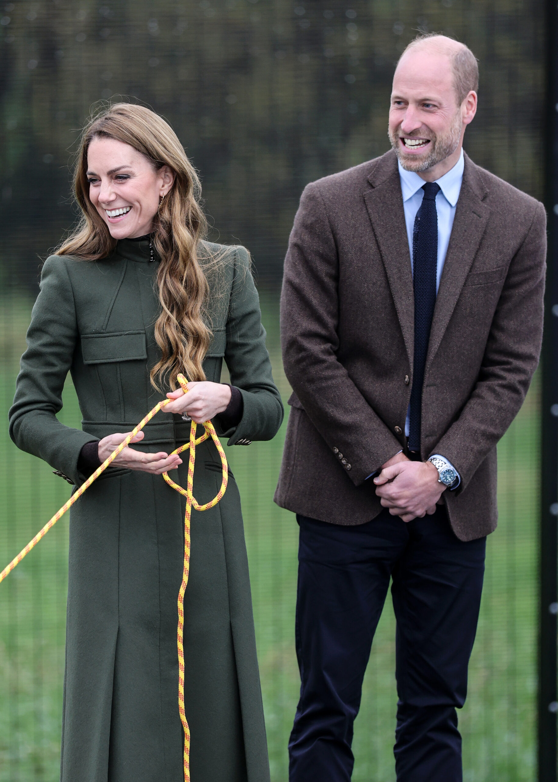 Princess Kate and Prince William laughing together