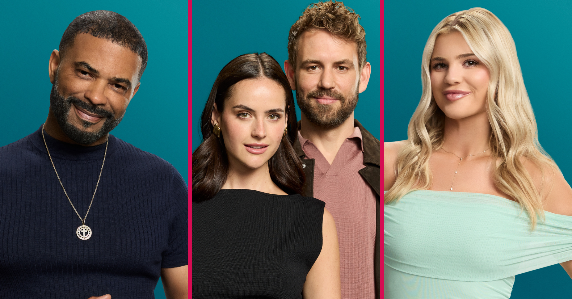 Hosts and cast of new Netflix show Age of Attraction
