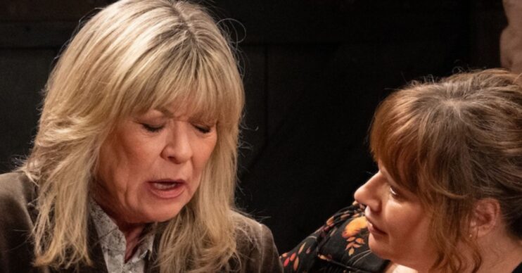 Kim has been poisoned in Emmerdale (Credit: ITV)