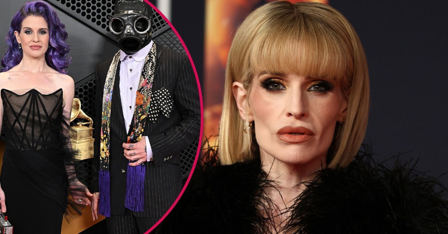 Kelly Osbourne and Sid Wilson on Grammys red carpet/Kelly Osbourne at the BRITs