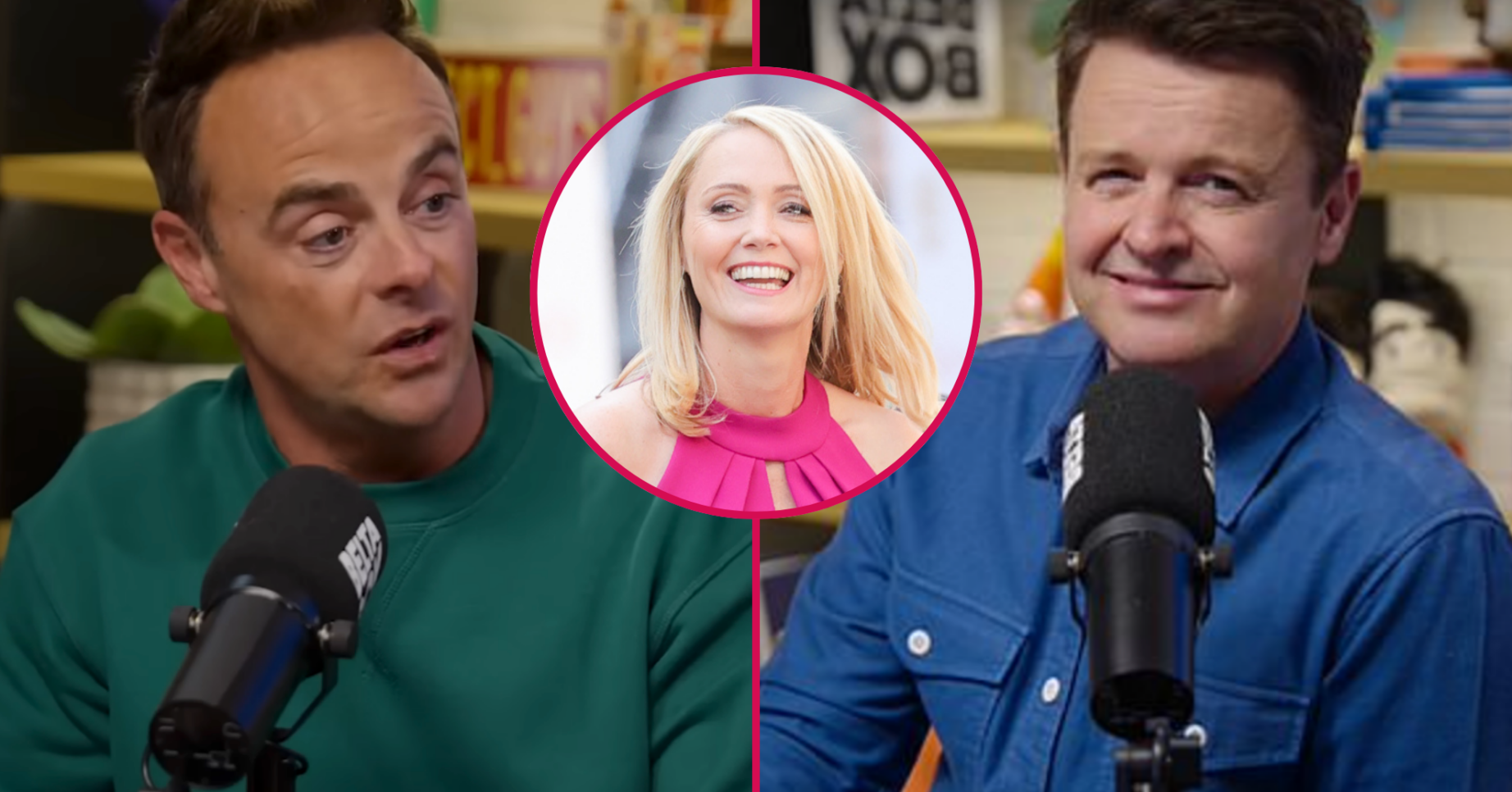 Ant McPartlin, Declan Donnelly and Anne-Marie Corbett