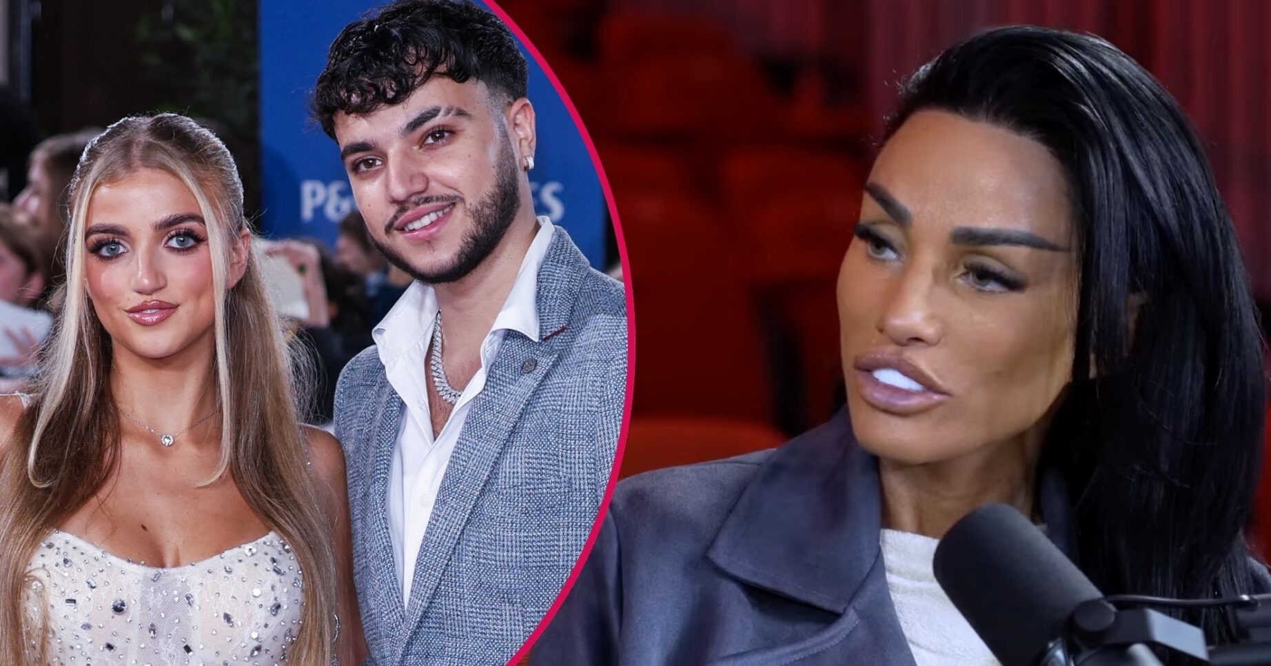 ED comp: Katie Price / Junior and Andre at an event