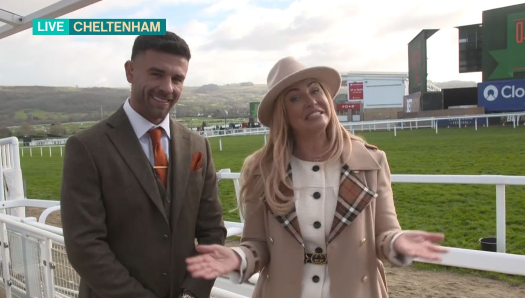 Sam Wolfenden and Josie Gibson 