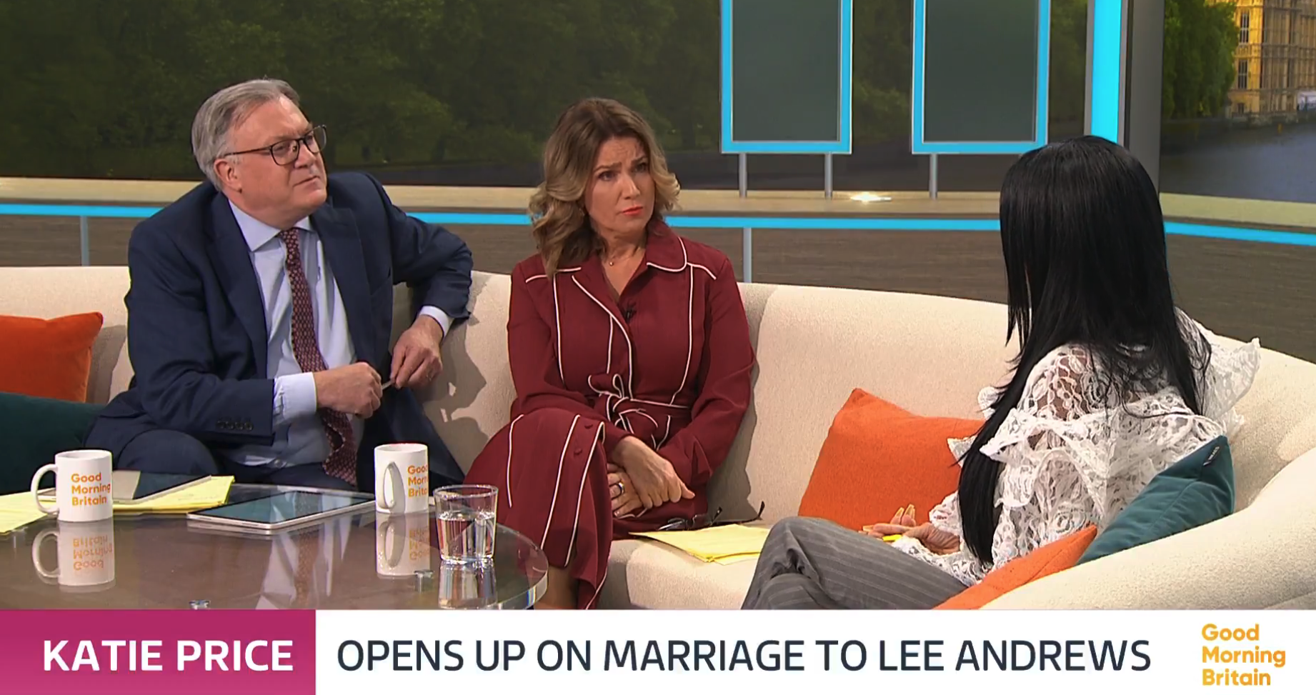 Susanna Reid and Katie Price on GMB
