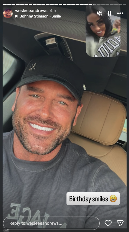 Lee Andrews on Instagram with Katie Price