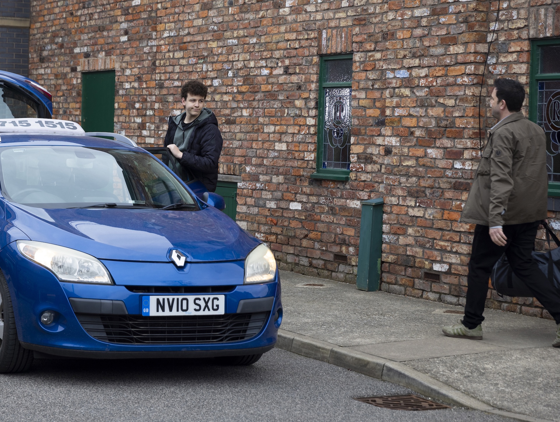Will getting into cab on Coronation Street