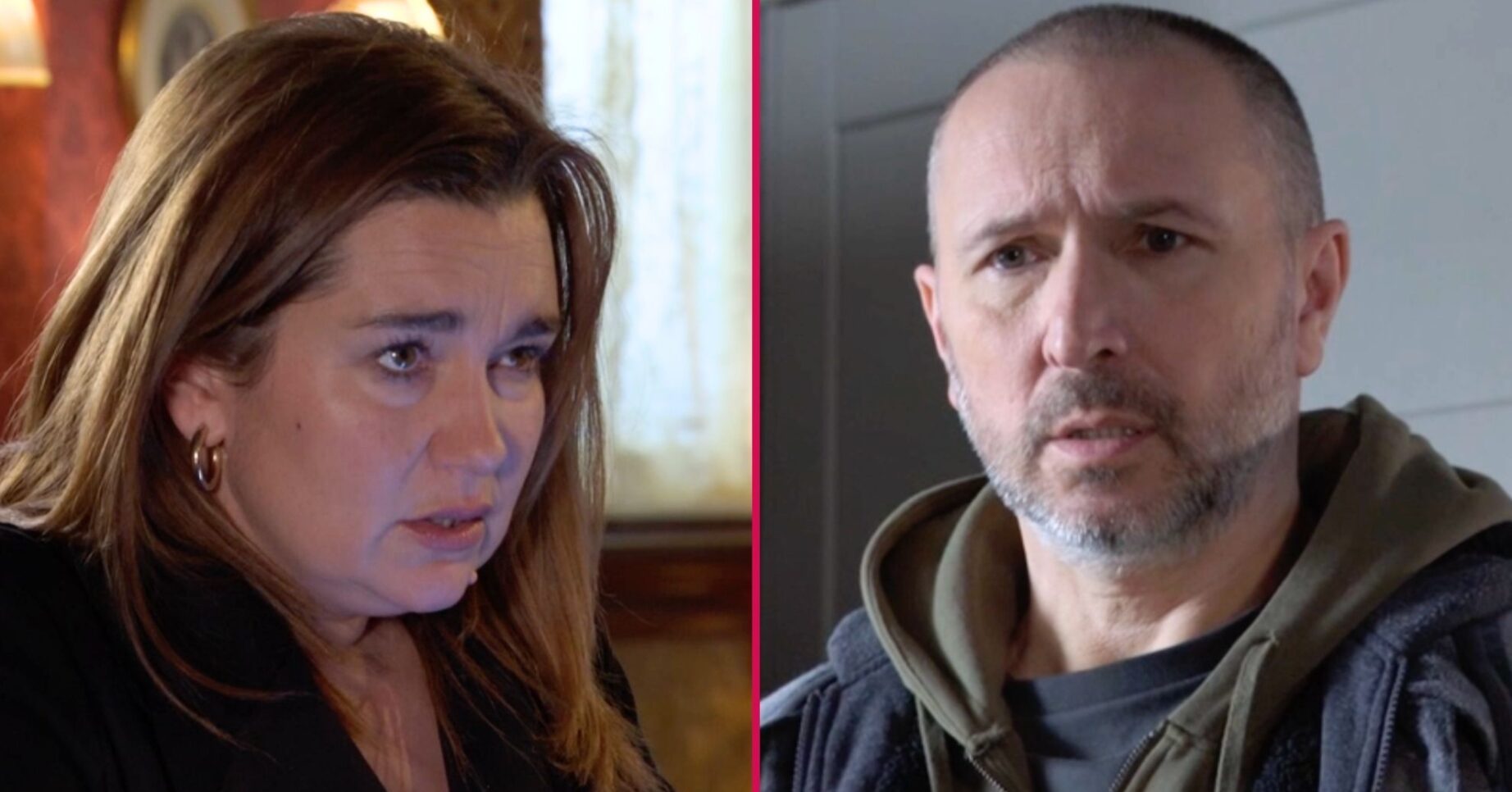 Vicki and Ross split image