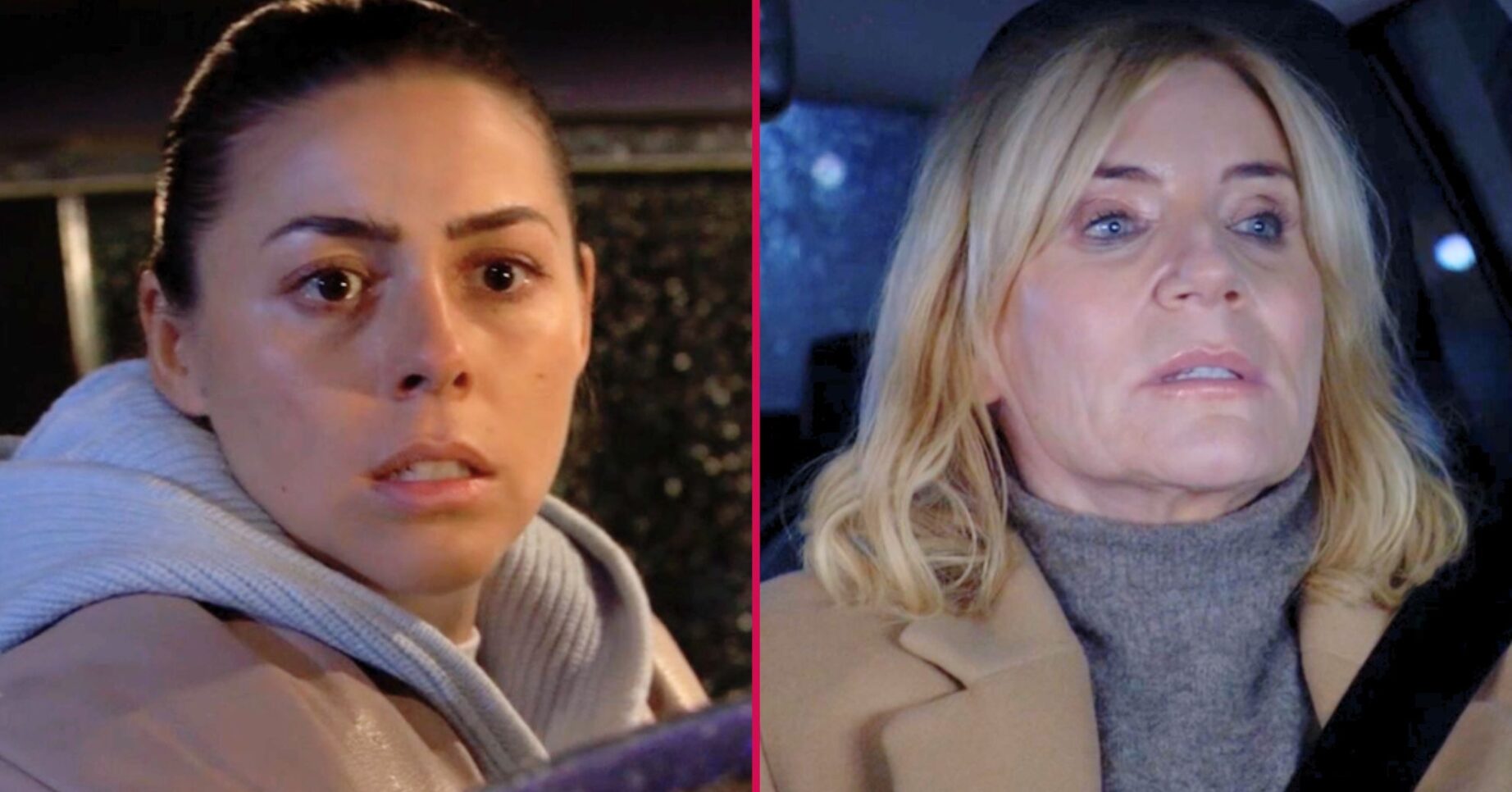 Priya and Cindy split image