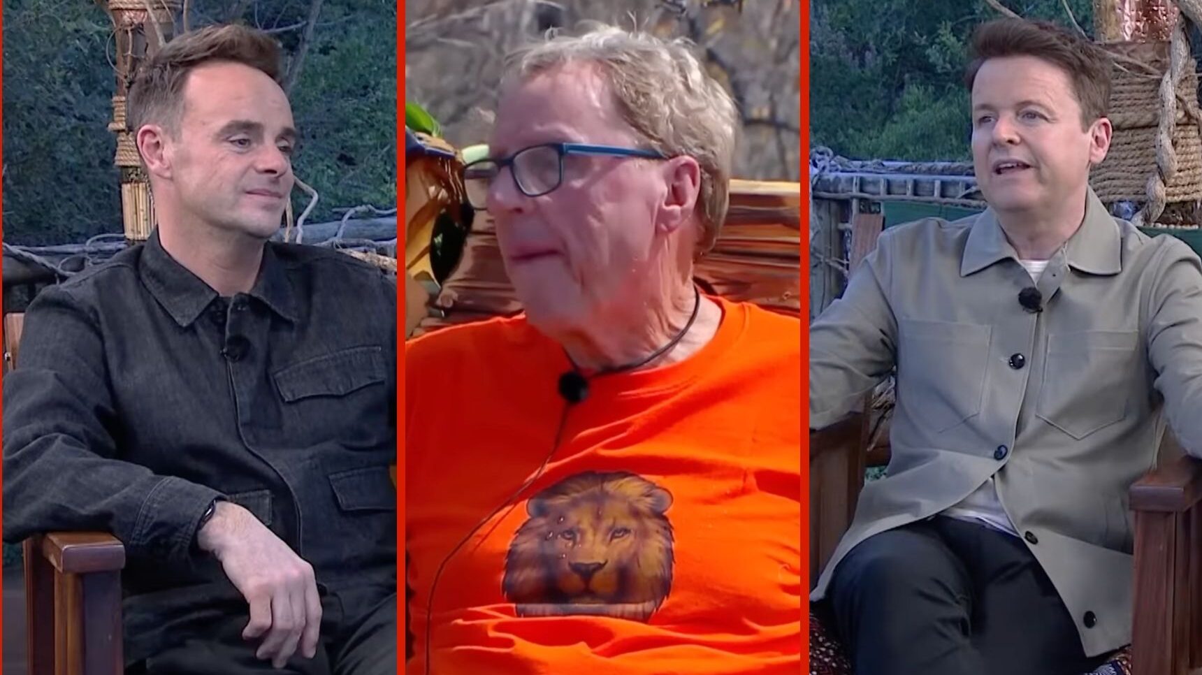 Ant / Harry Redknapp / Dec on I'm A Celebrity