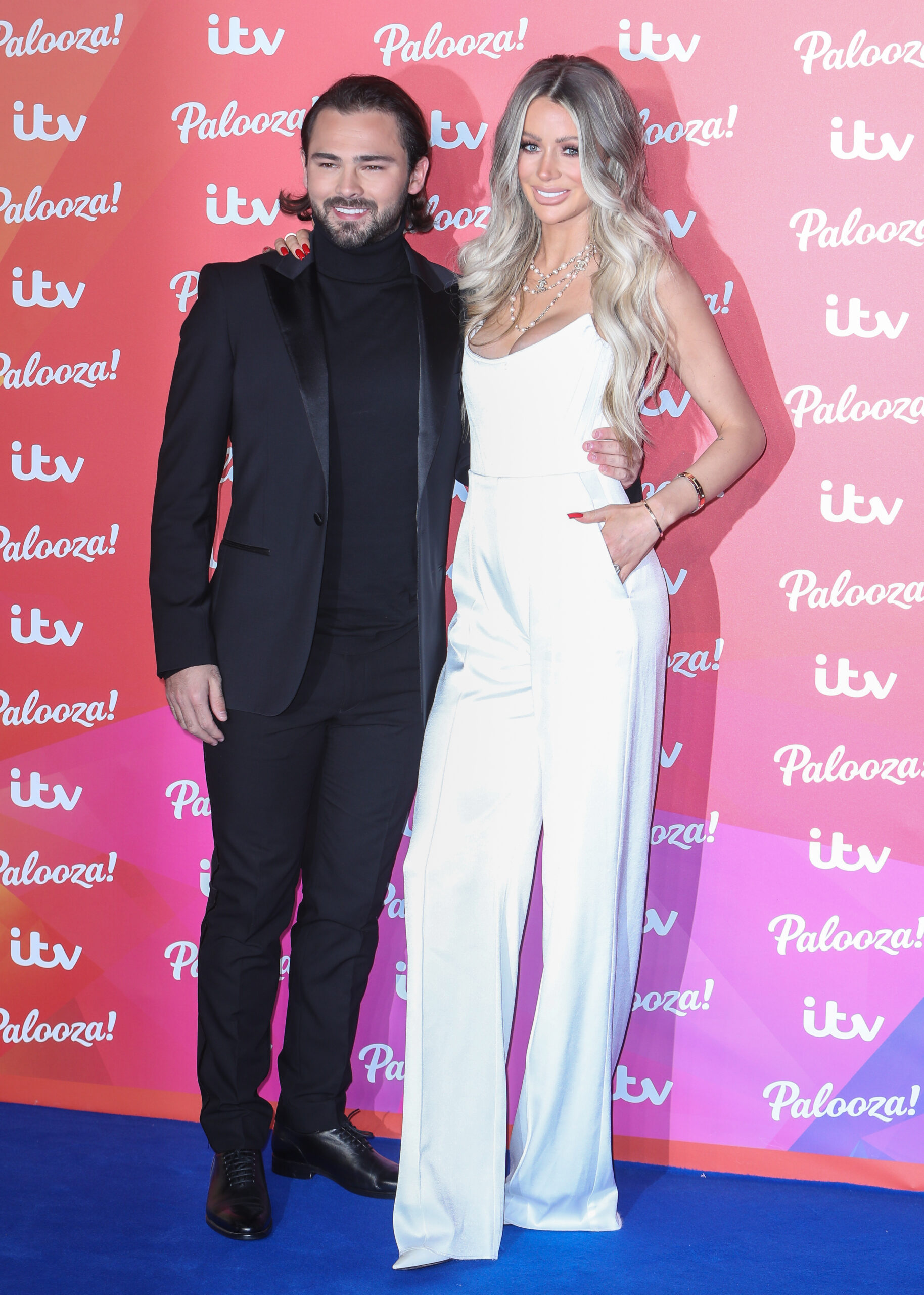 Bradley Dack and Olivia Attwood on the red carpet 