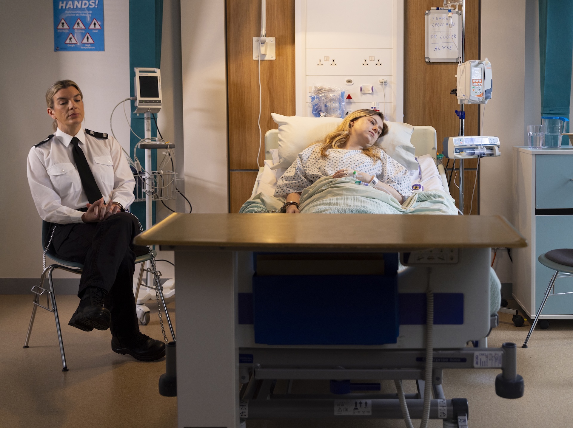 Summer in hospital bed in Coronation Street