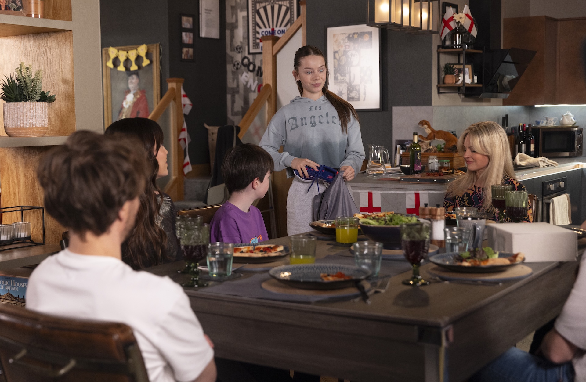 The Platts at home in Coronation Street