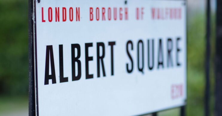 Albert Square sign