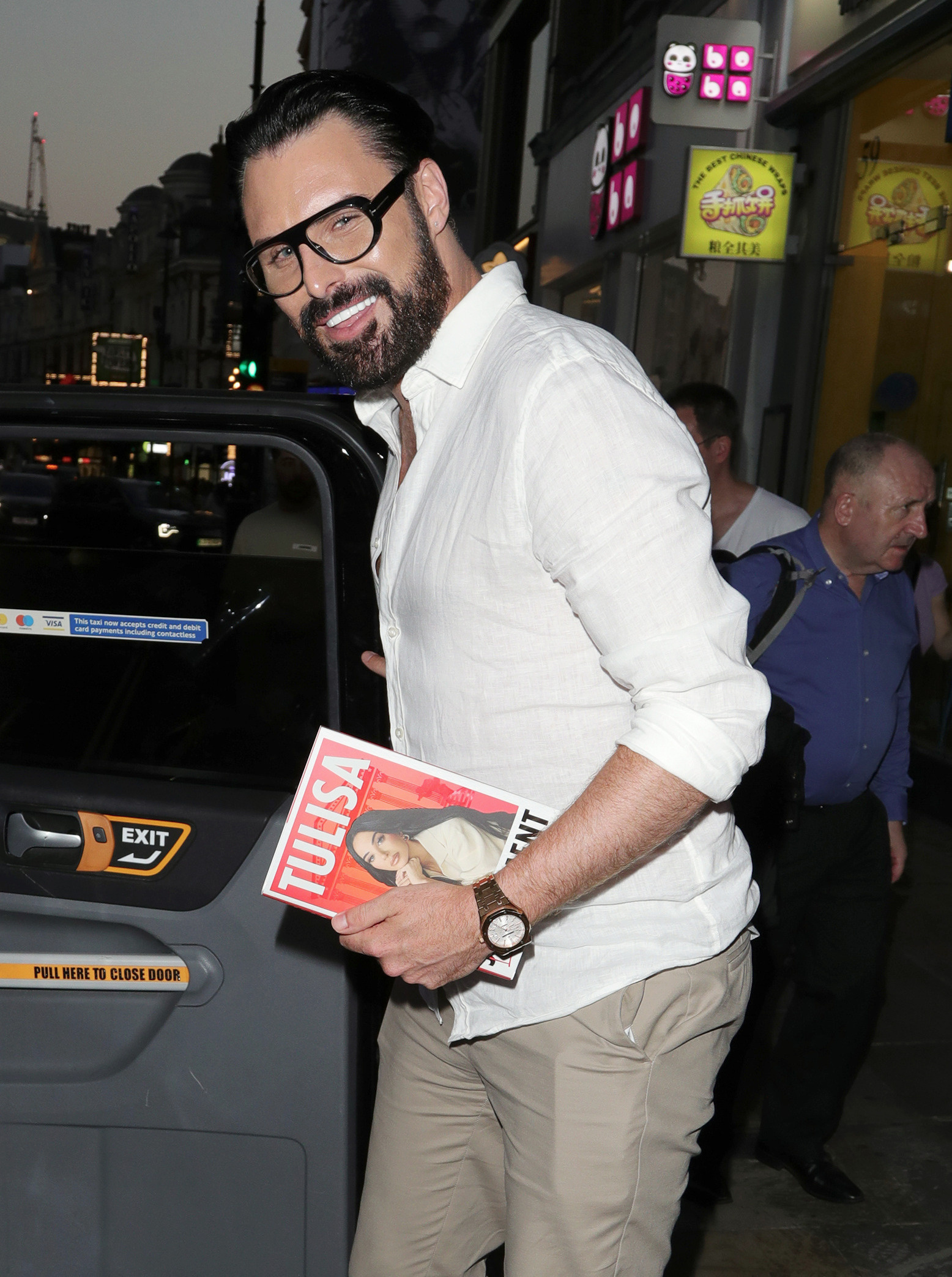 Rylan Clark smiling