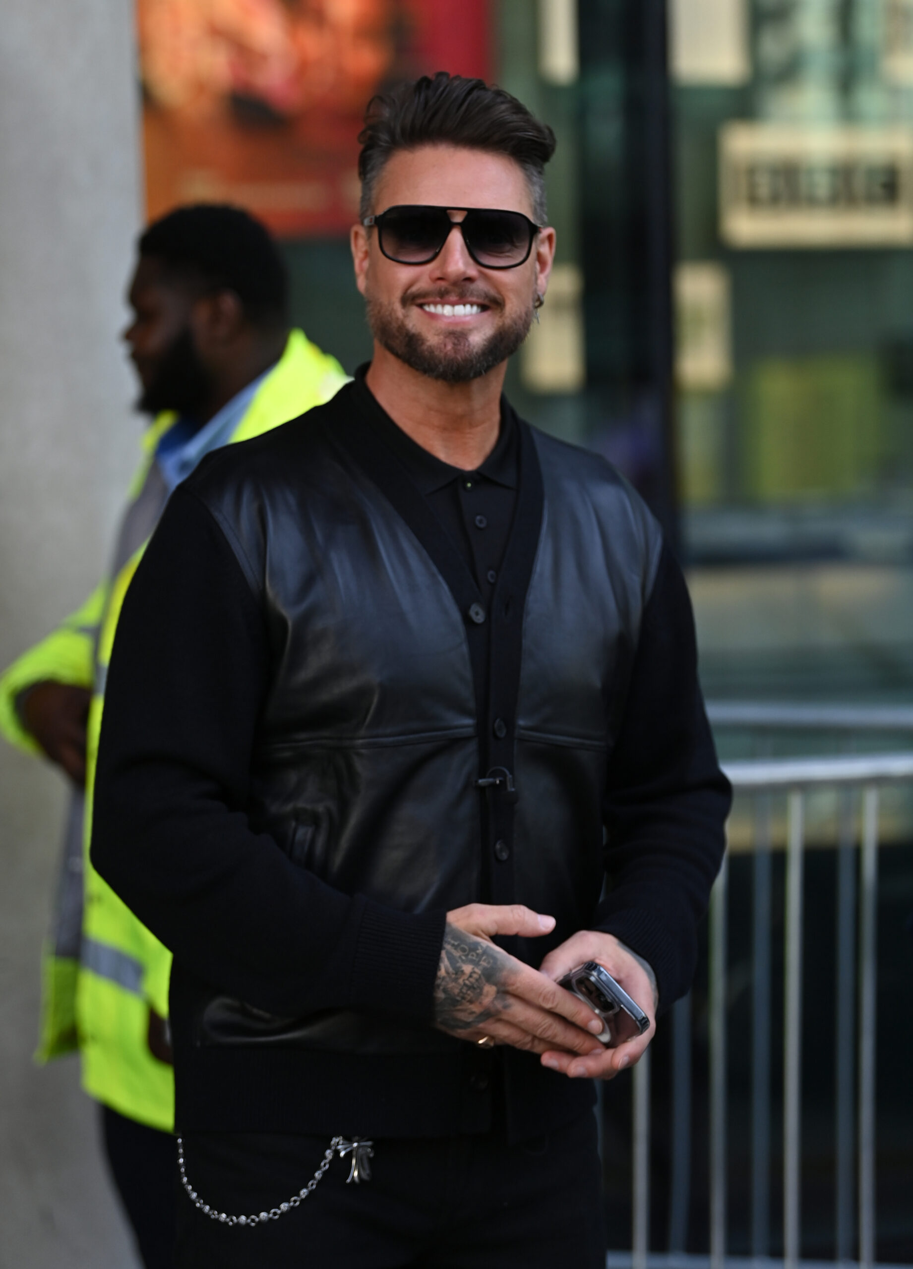 Keith Duffy smiling