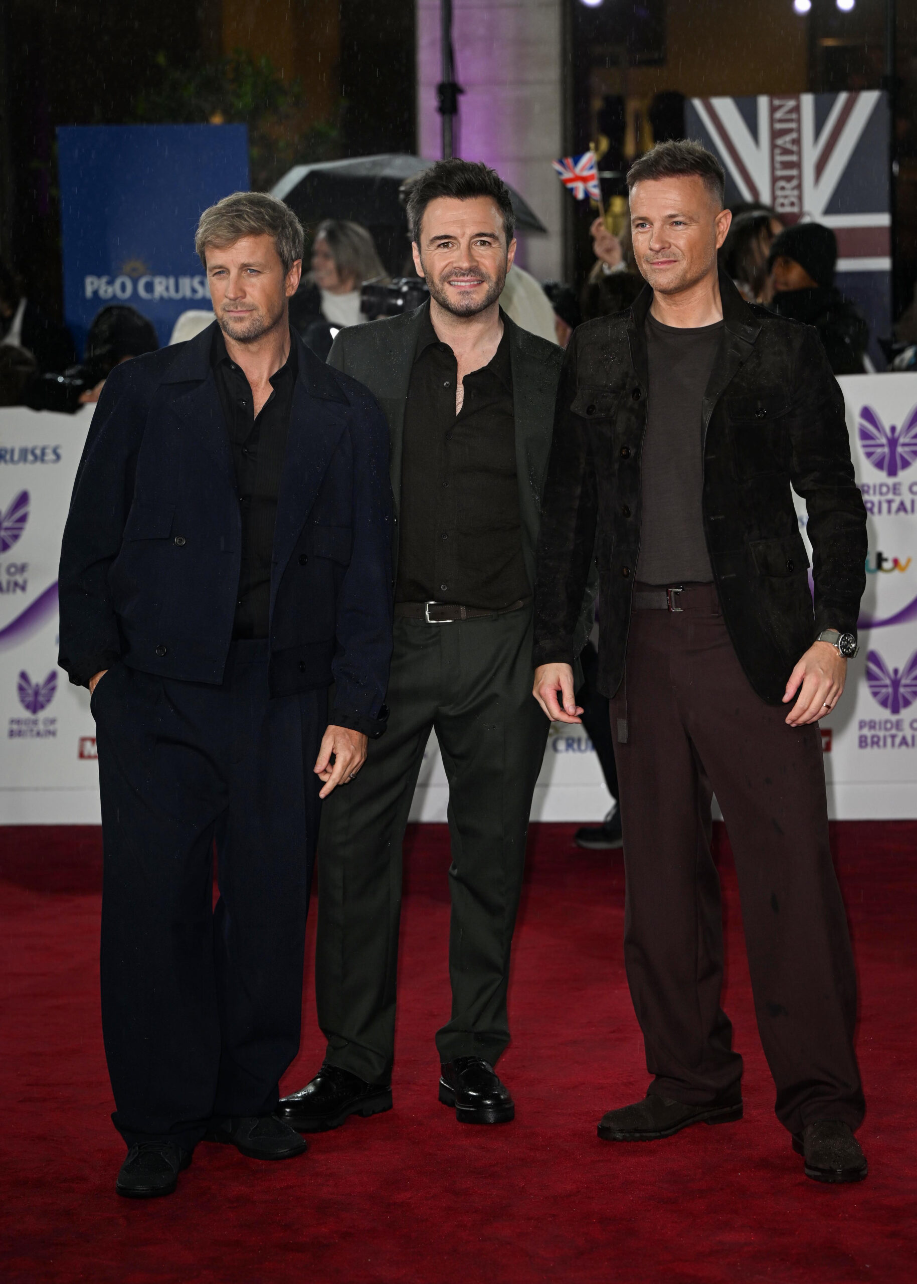 Westlife on the red carpet