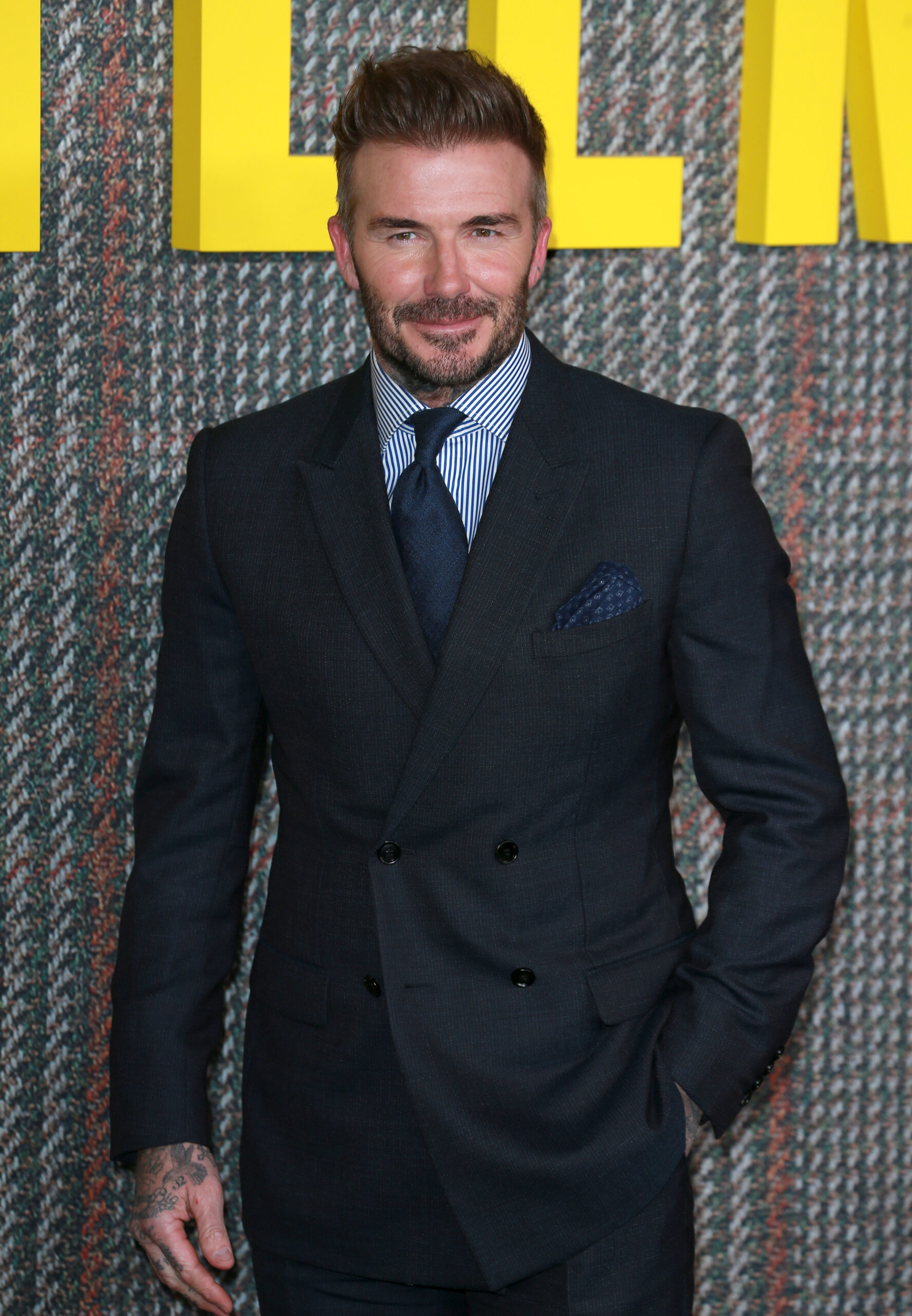 David Beckham in the suit