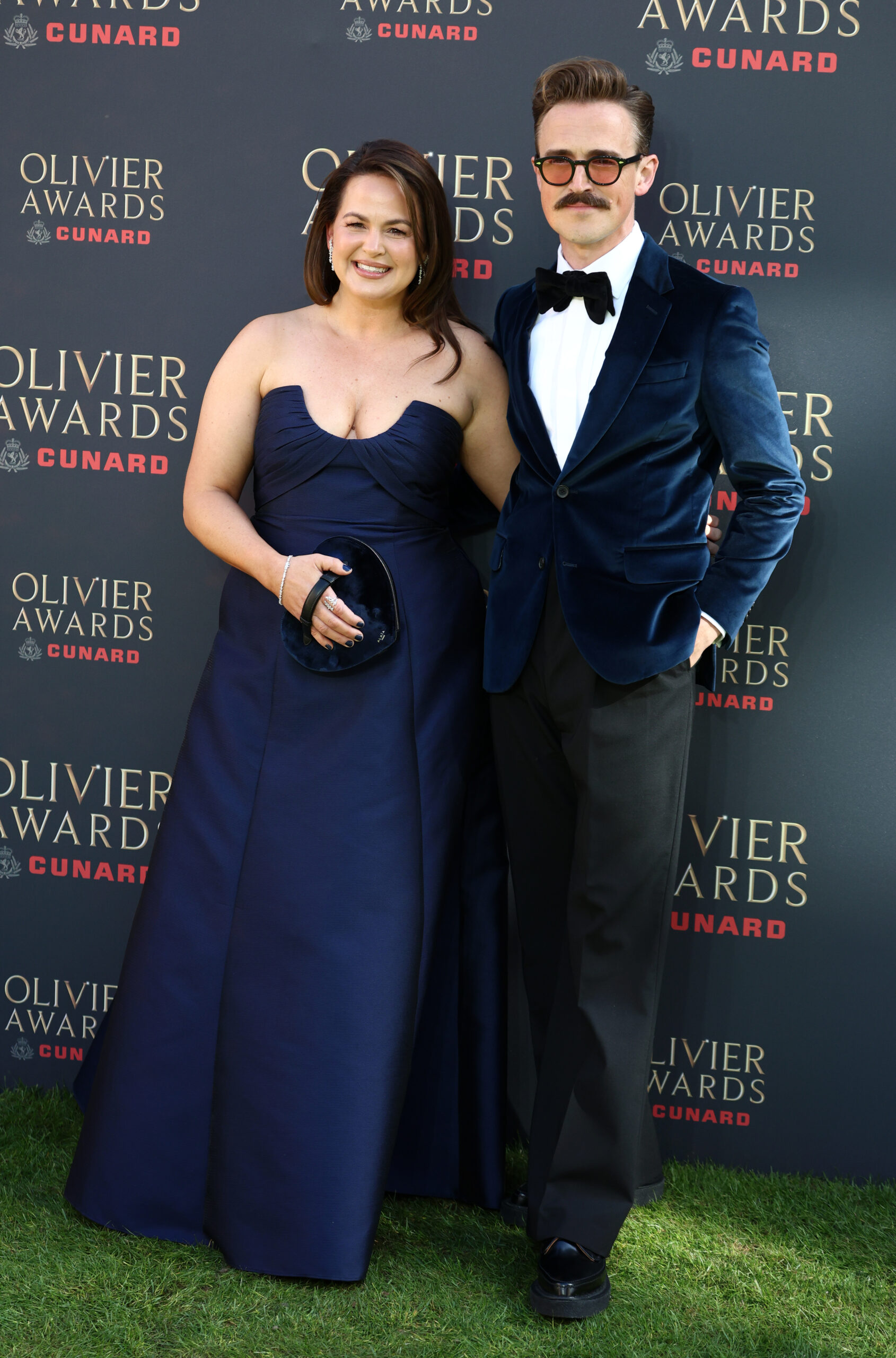 Giovanna and Tom Fletcher on the red carpet