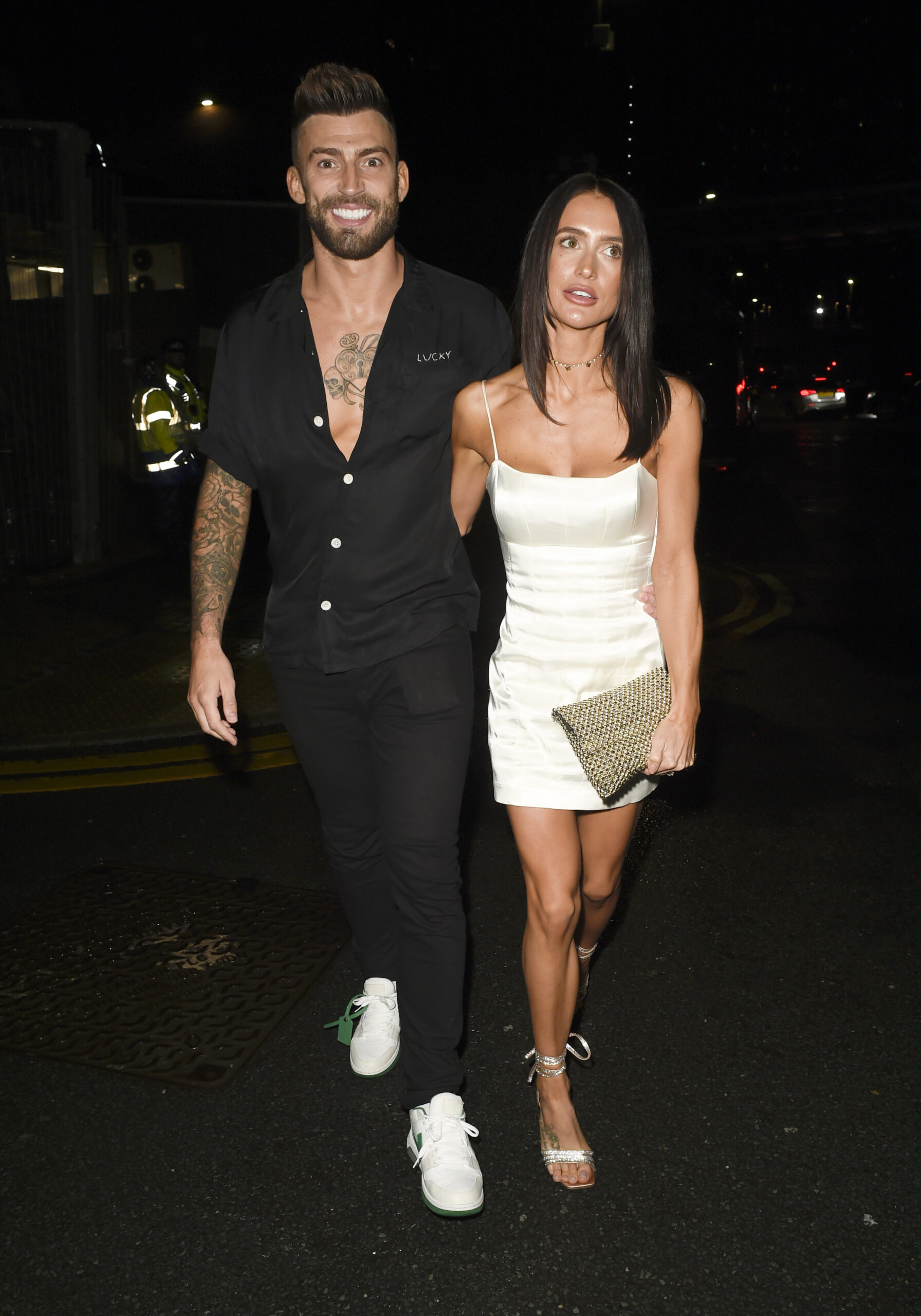 Jake Quickenden and wife Sophie walking