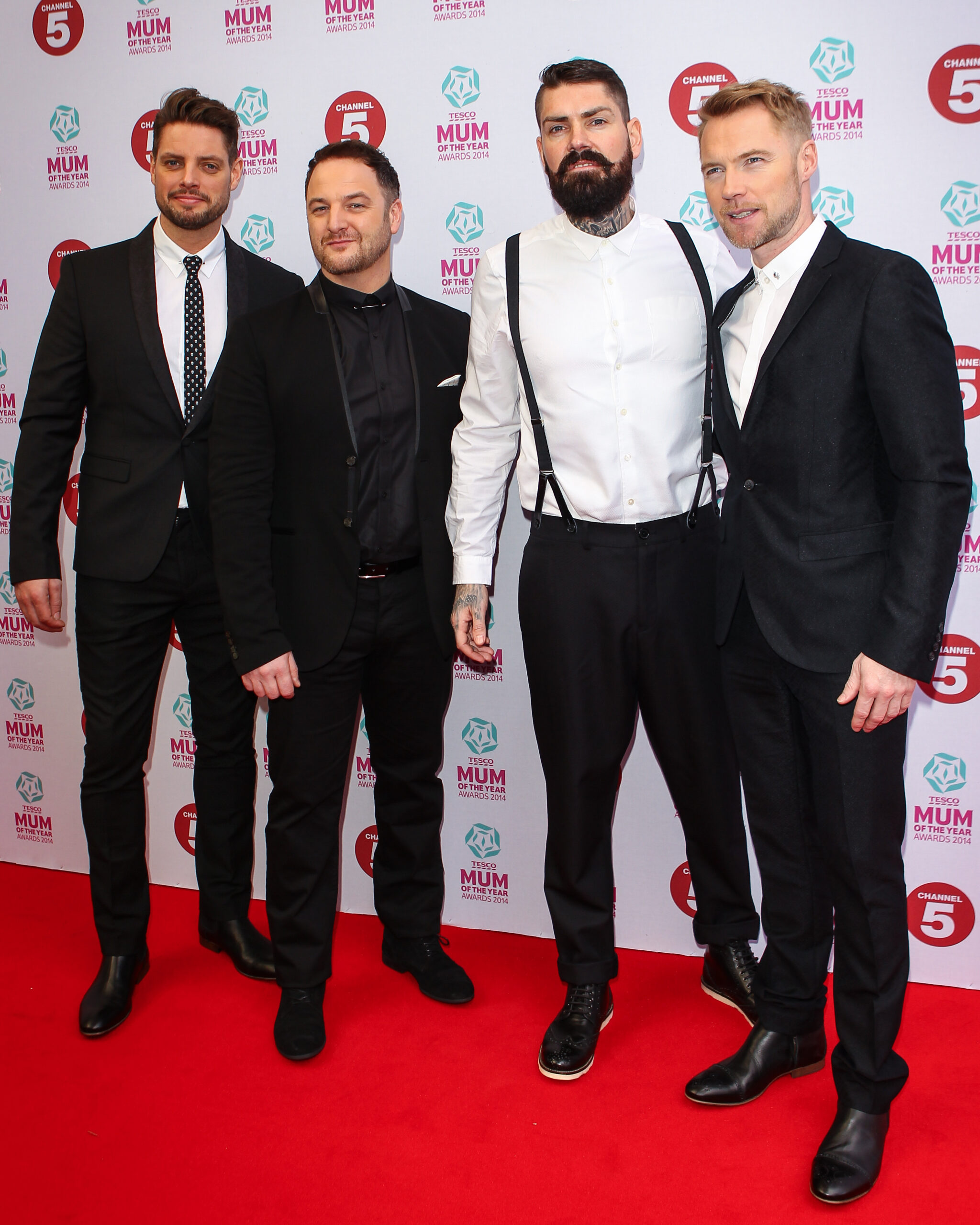 Boyzone on the red carpet
