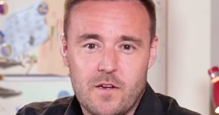 Coronation Street's Alan Halsall serious