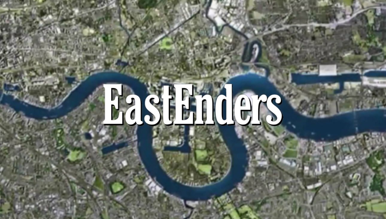 EastEnders logo and background (Credit: BBC/Composite: EI)