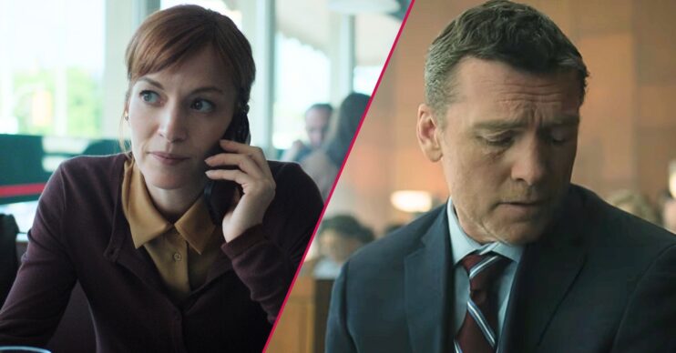 Sam Worthington and Britt Lower in I Will Find You