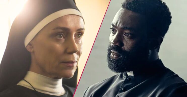 Keeley Hawes and Paapa Essiedu in Falling