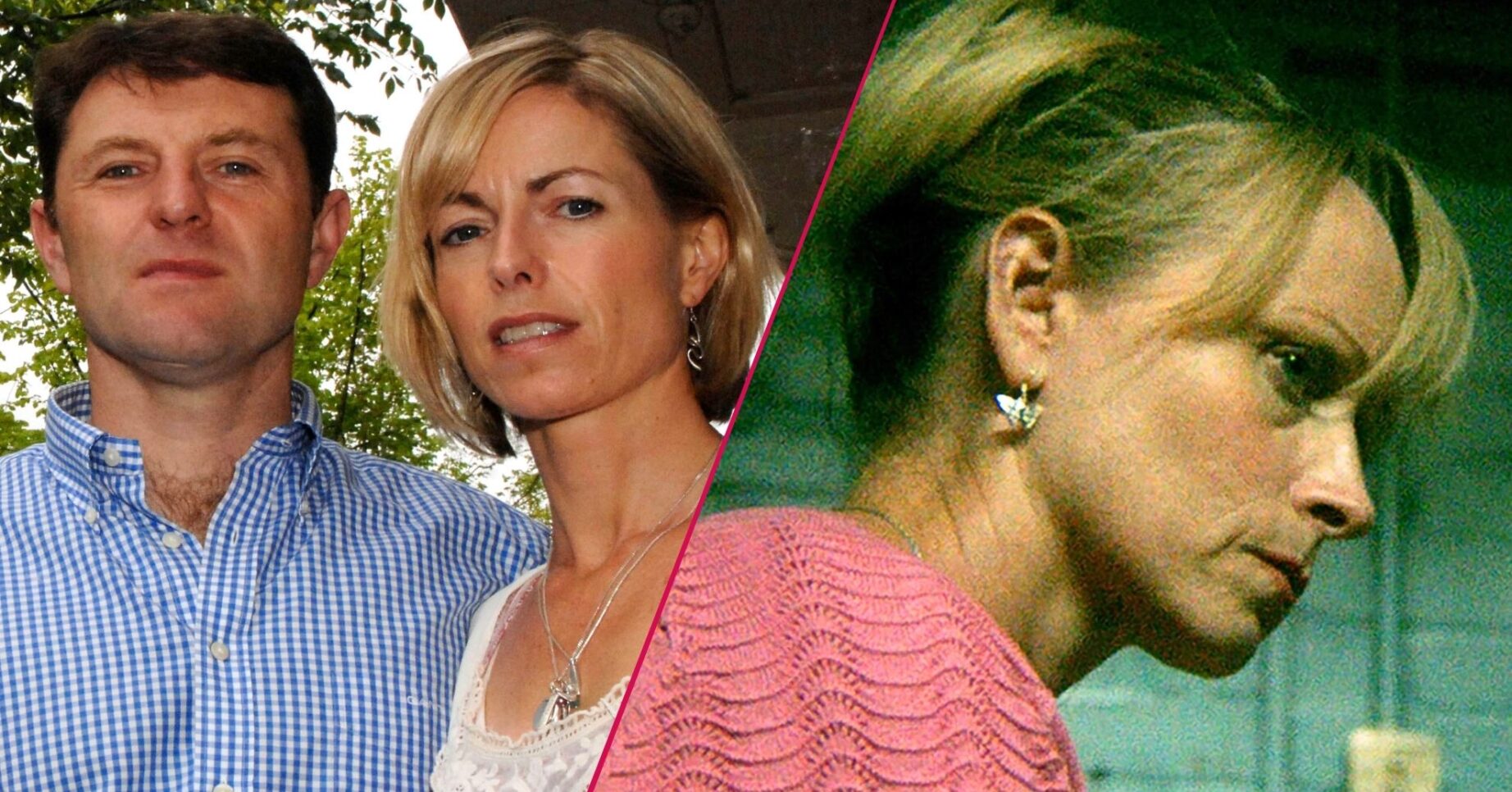 Kate and Gerry McCann, and Laura Bayston as Kate McCann