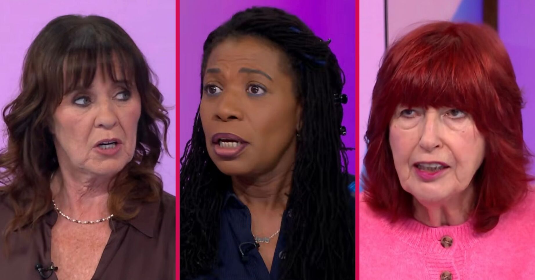 Coleen Nolan, Brenda Edwards and Janet Street Porter on Loose Women