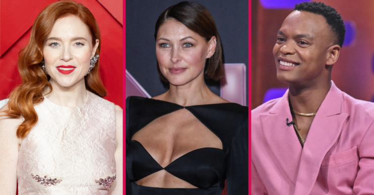 Angela Scanlon, Emma Willis and Johannes Radebe