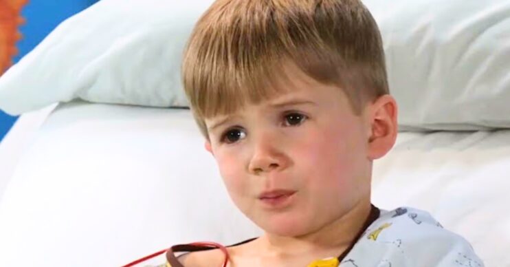 Coronation Street's Bertie sad