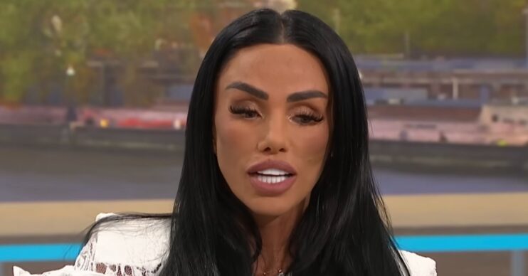 Katie Price smiling on GMB