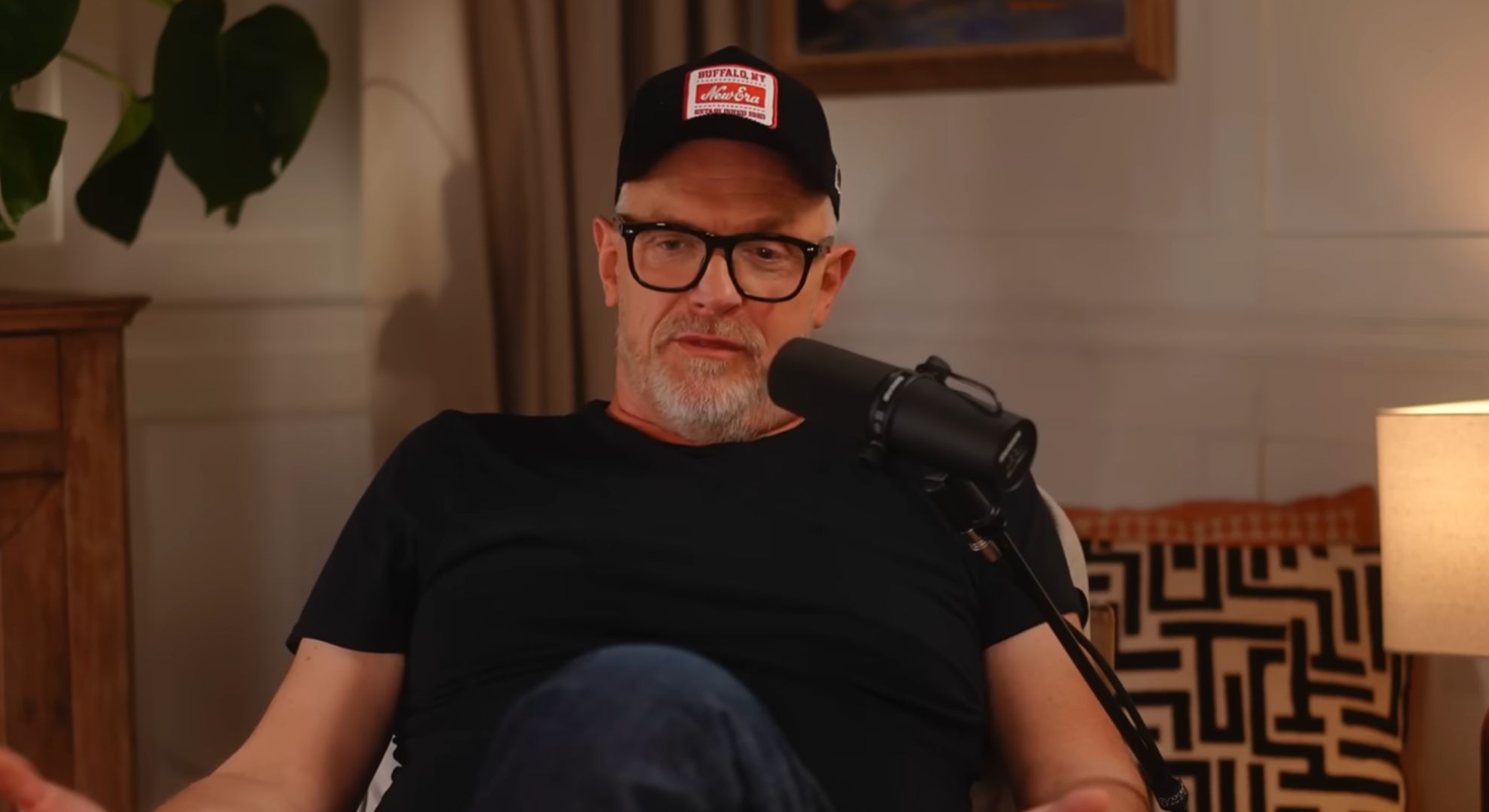Greg Davies on a podcast 
